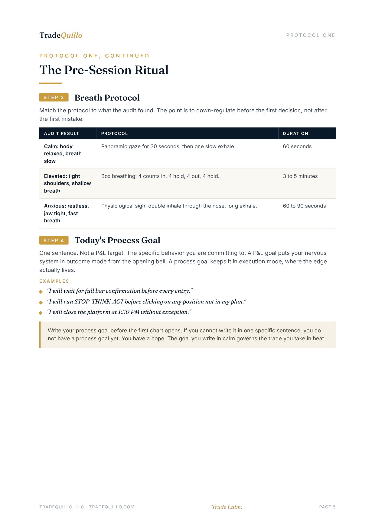 The Trade Calm Playbook, page 5 of 14