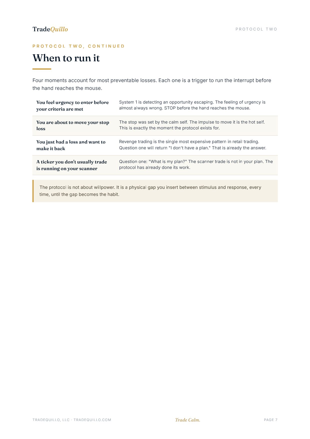 The Trade Calm Playbook, page 7 of 14