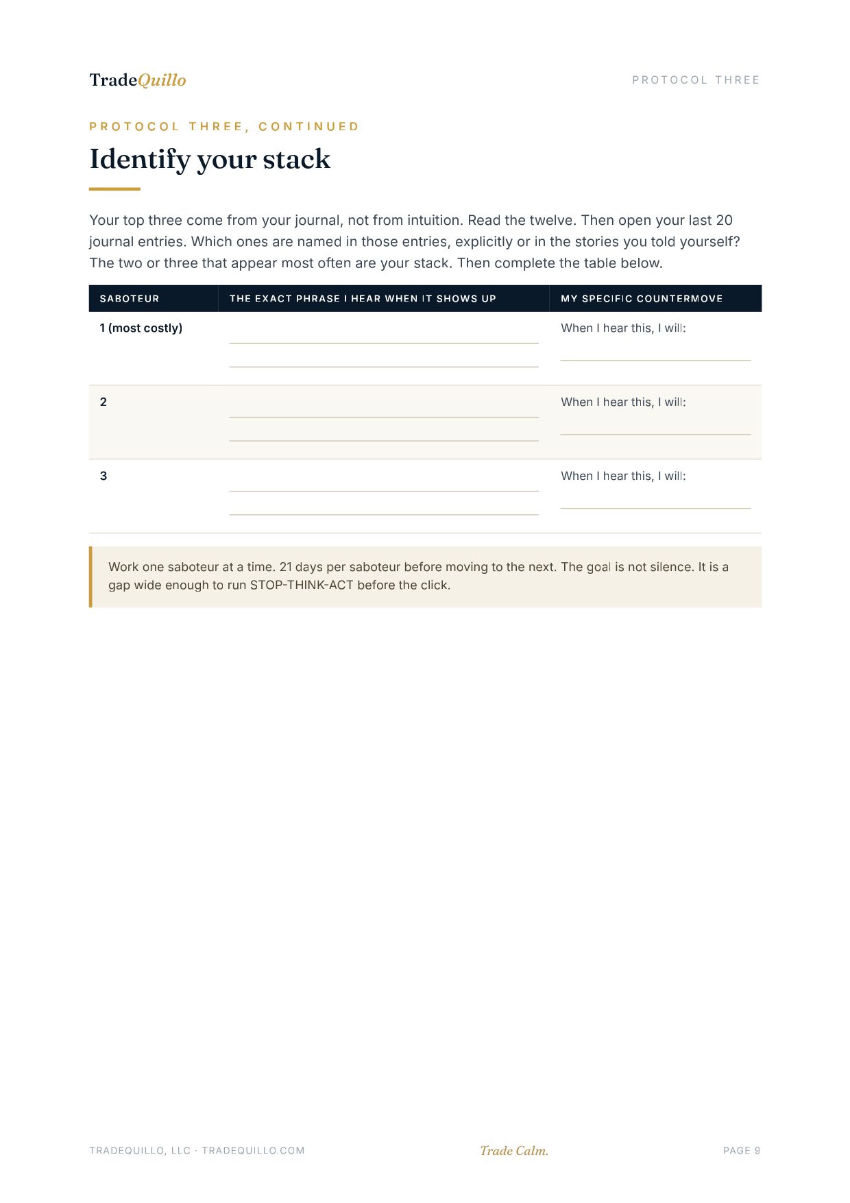 The Trade Calm Playbook, page 9 of 14