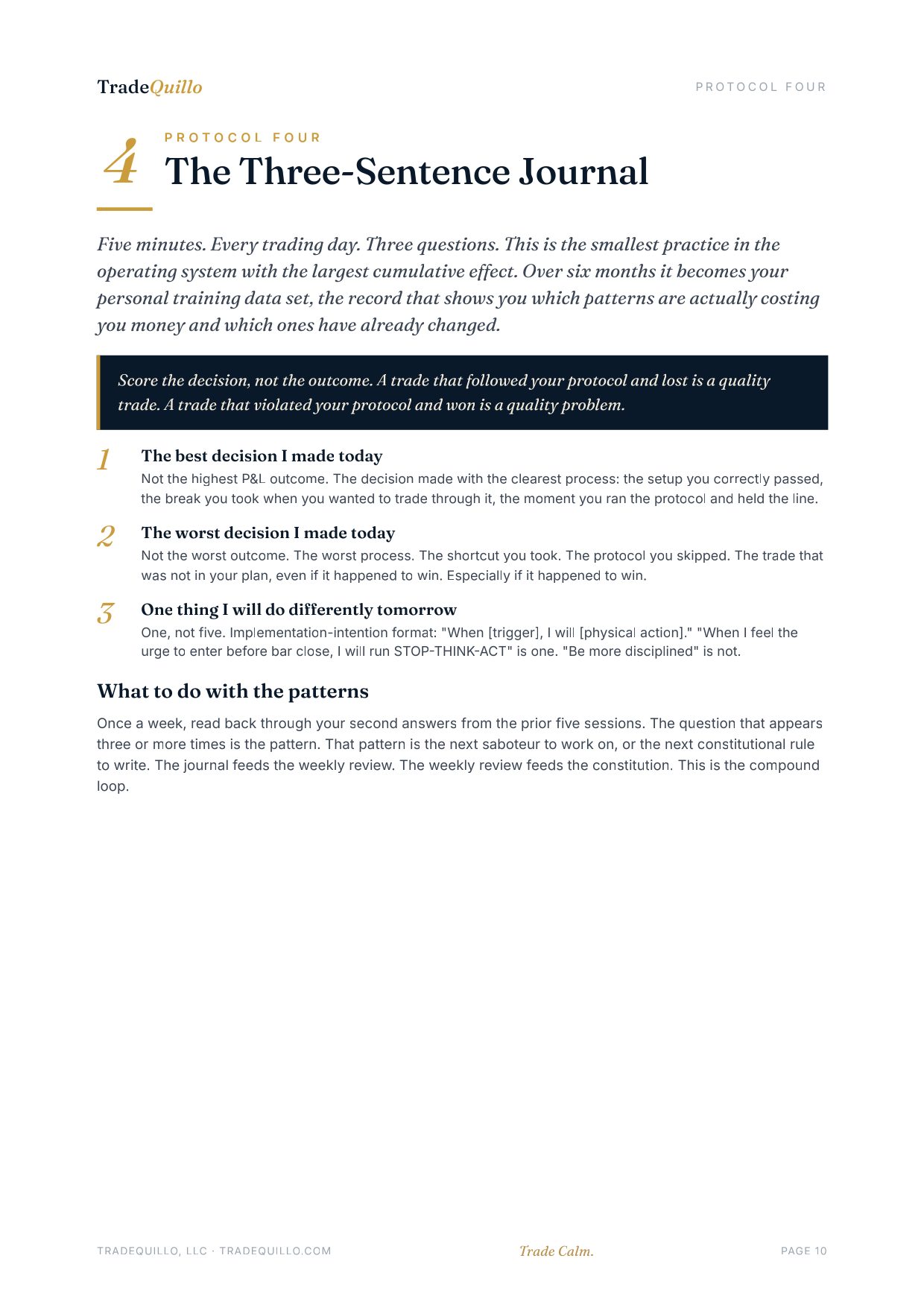 The Trade Calm Playbook, page 10 of 14